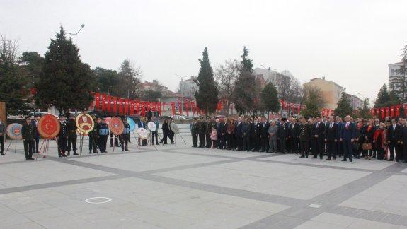 18 Mart Şehitleri Anma ve Çanakkale Zaferi´nin 103. Yılı Çelenk Sunma Töreni