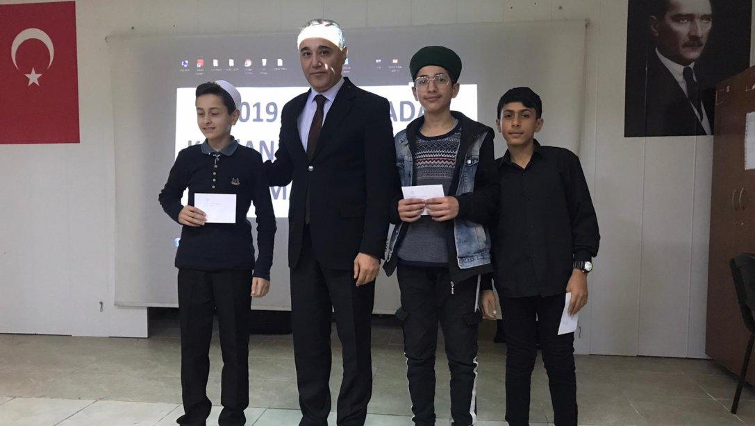 2019 Genç Seda Kuran ı Kerimi Güzel Okuma Yarışması