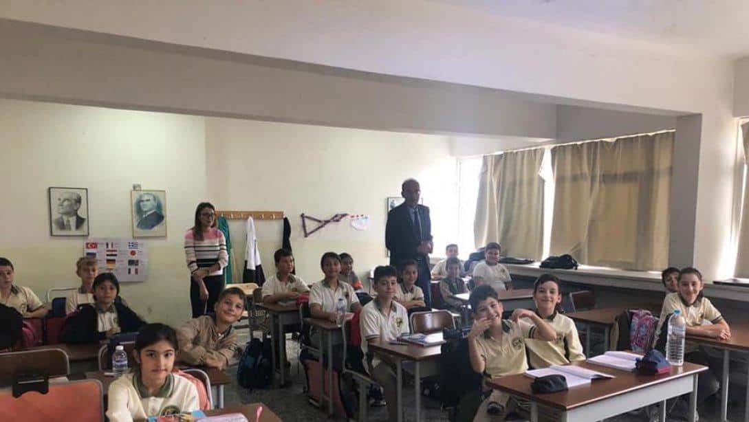 İlçe Milli Eğitim Müdürümüzün Okul Ziyaretleri Devam Ediyor. (Atatürk Ortaokulu)