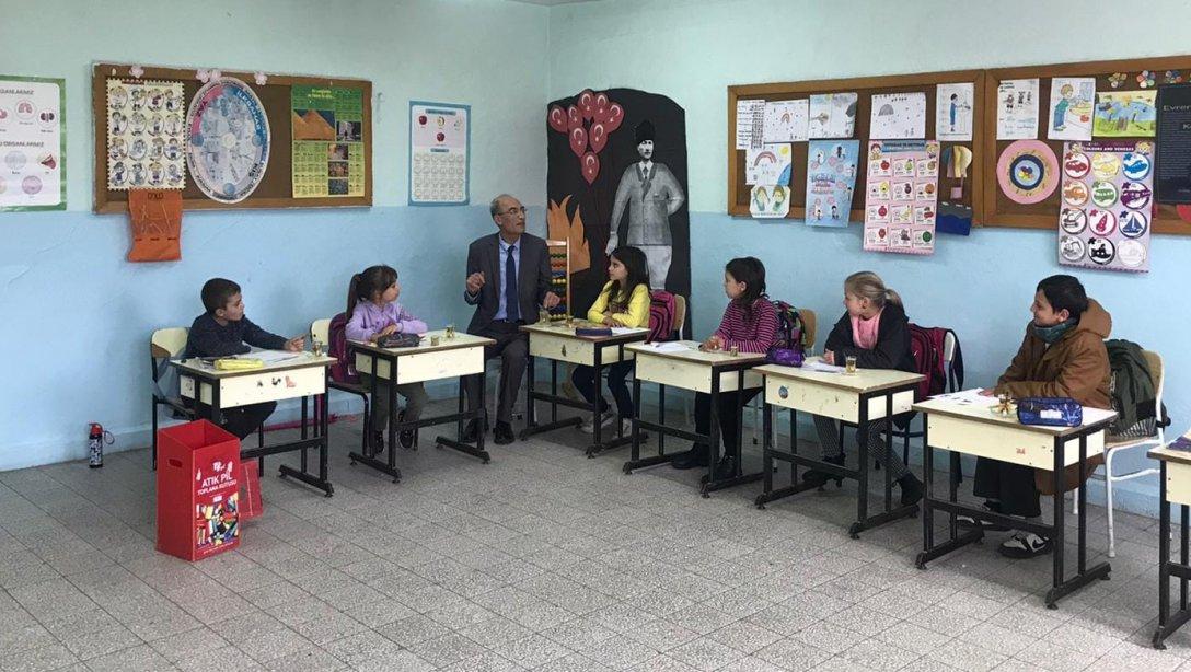 İlçe Milli Eğitim Müdürü Recep AKDEMİR'in Okul Ziyaretleri Devam Ediyor