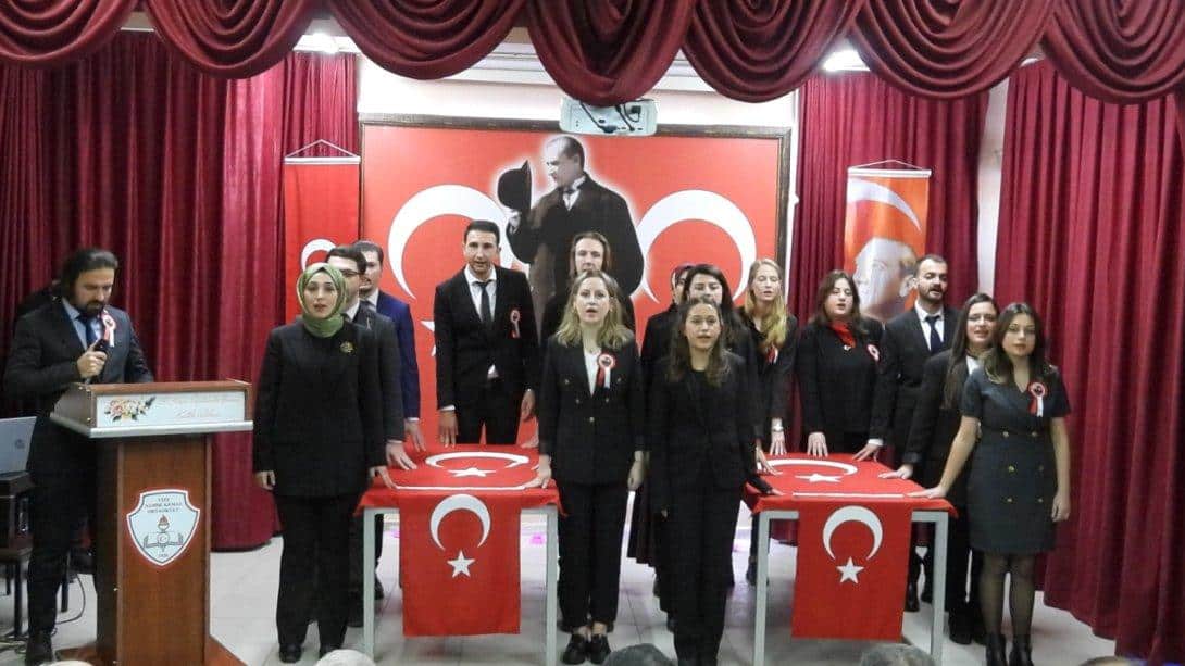 24 Kasım Öğretmenler Günü Kutlama Programı Gerçekleştirildi